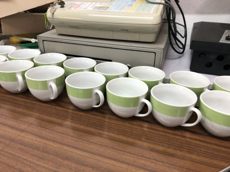 Chávenas meia de leite conjunto de 15 unidades