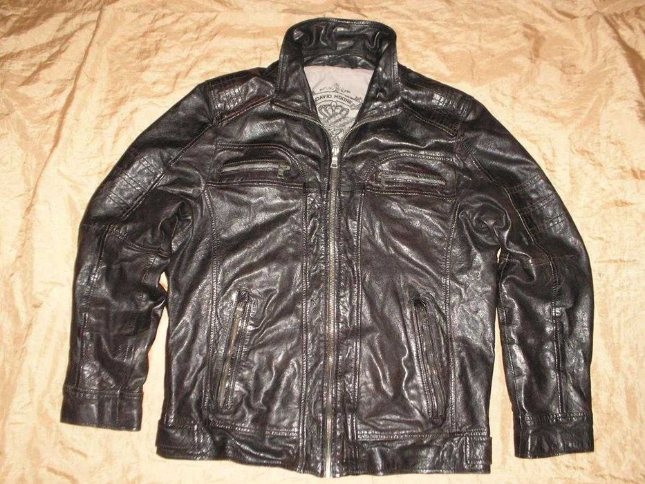 Мужская кожаная куртка пилот David Moore luftwaffe Eastman leather