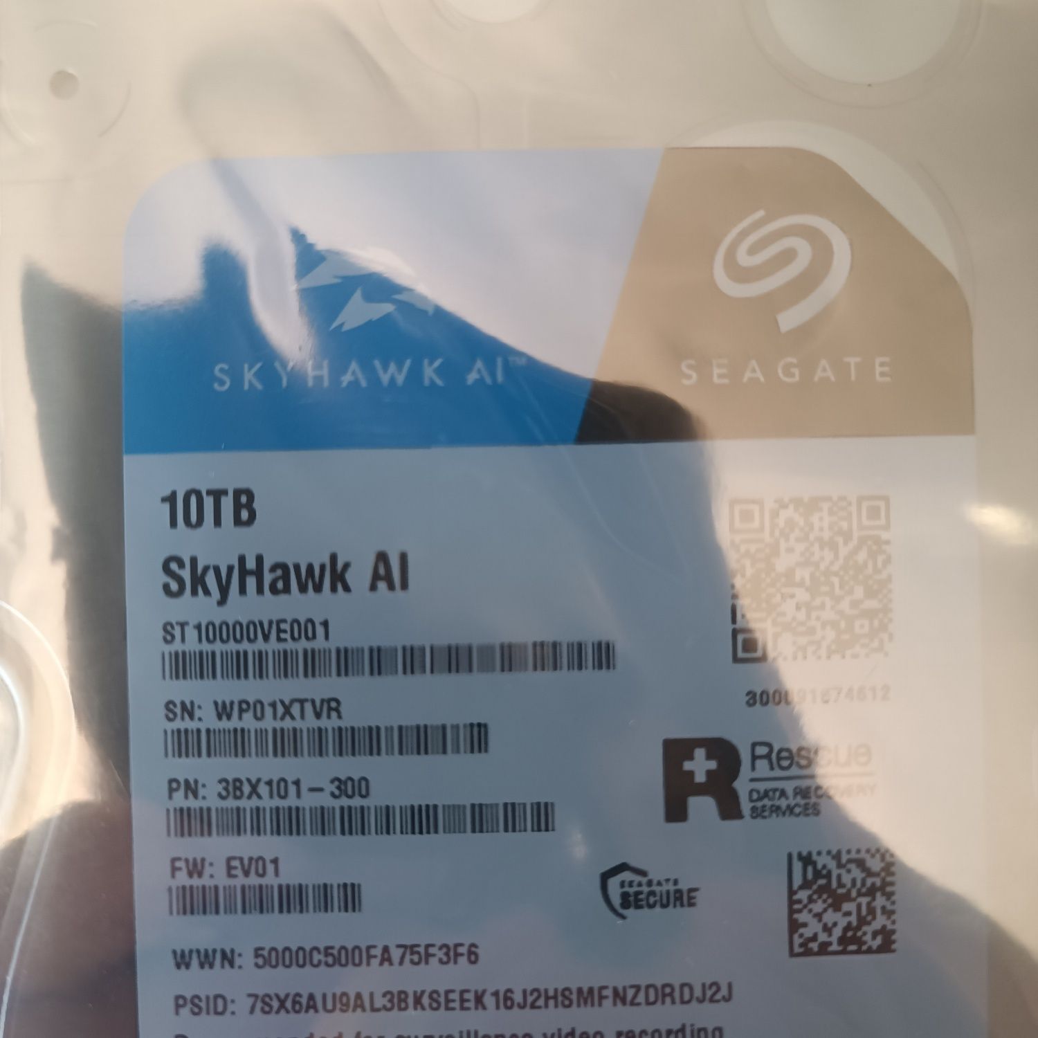 Nowy Dysk twardy 3,5" 10TB Seagate SkyHawk Al