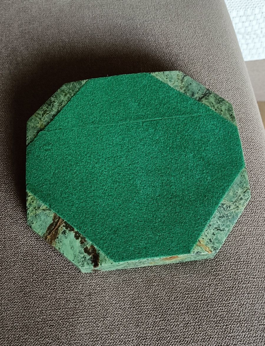 Cinzeiro mármore verde