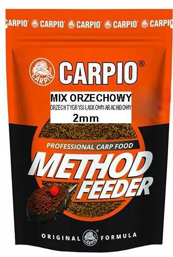 Pellet 2mm Method Feeder 3 szt MIX Owocowy, Rybny, Orzechowy 700g