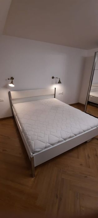 Łóżko + Materac Białe