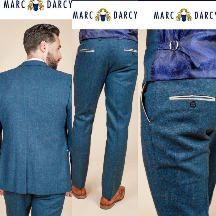 Твидовый костюм Dion от Marc Darcy 34R/30R