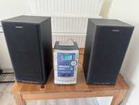 Radio Thomson AM1100 CD kaseta + dwa głośniki kolumny Daewoo