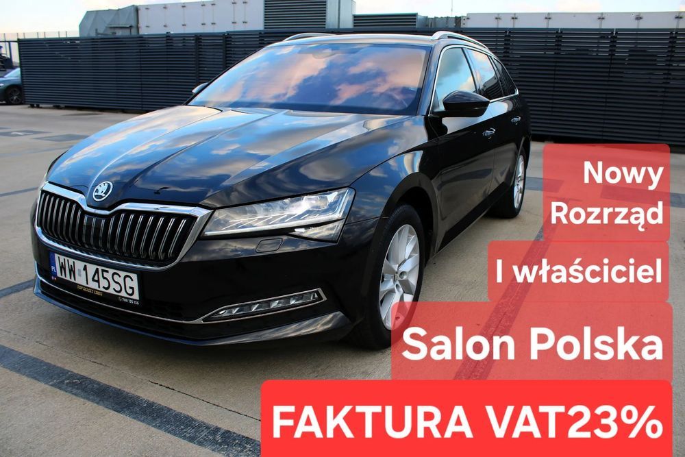 Skoda Superb I.wł*PL*190KM*4x4*Style*LED Matrix**ACC*Canton*GrzanaSzyba*FV23%