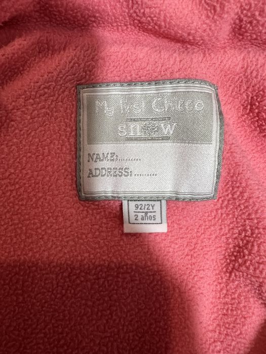 Детский зимний костюм на девочку Chicco