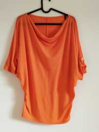 Bluzka nietoperz w najmodniejszym pomarańczowym kolorze 90% bawełna