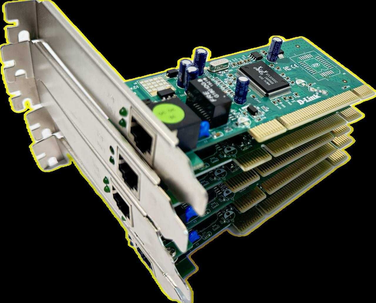 Мережева сетевая карта 1Gbit PCI-адаптер D-Link DGE-528T LAN 1000BaseT