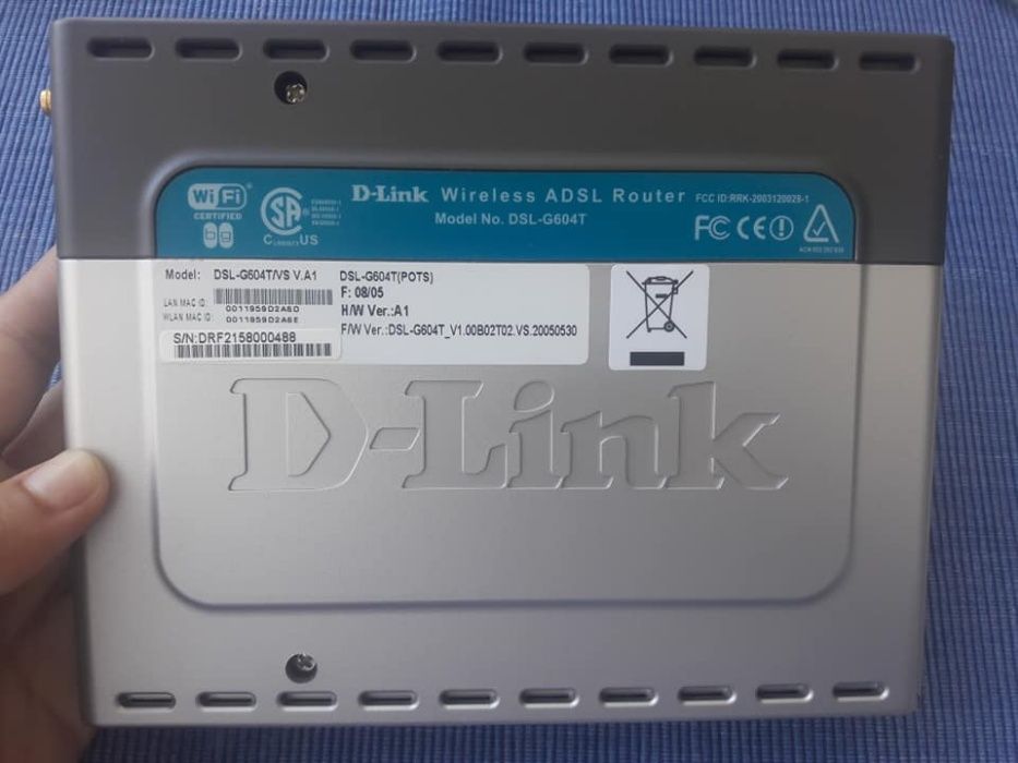 Router ADSL sem fios d-link