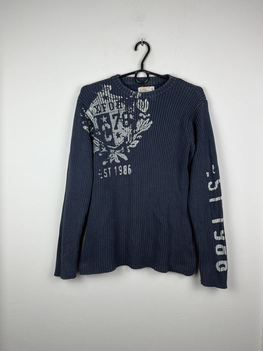 Granatowa bluza Blend rozmiar L fit M longsleeve sweter goth opium