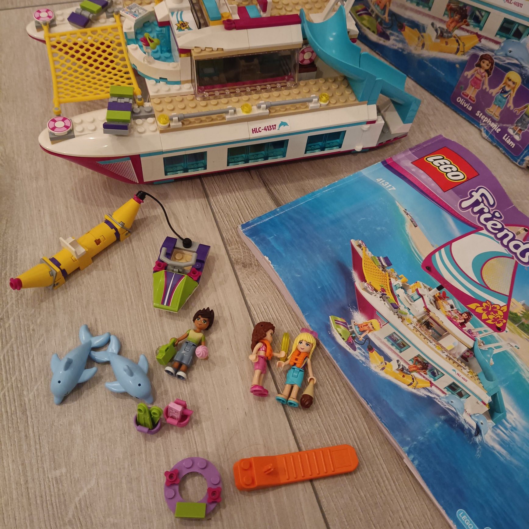 Lego friends 41317 katamaran - kompletny
