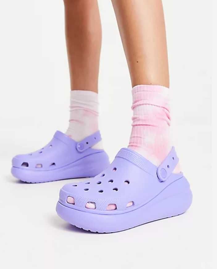 Новинка! Crocs Classic Crush Clog кроксы на платформе, размеры в налич