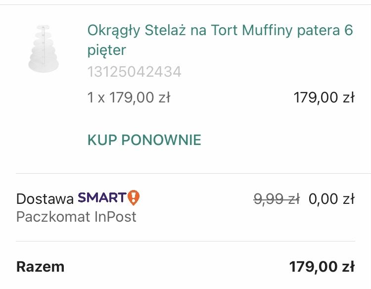 Stelaż okrągły na muffiny/monoporcje