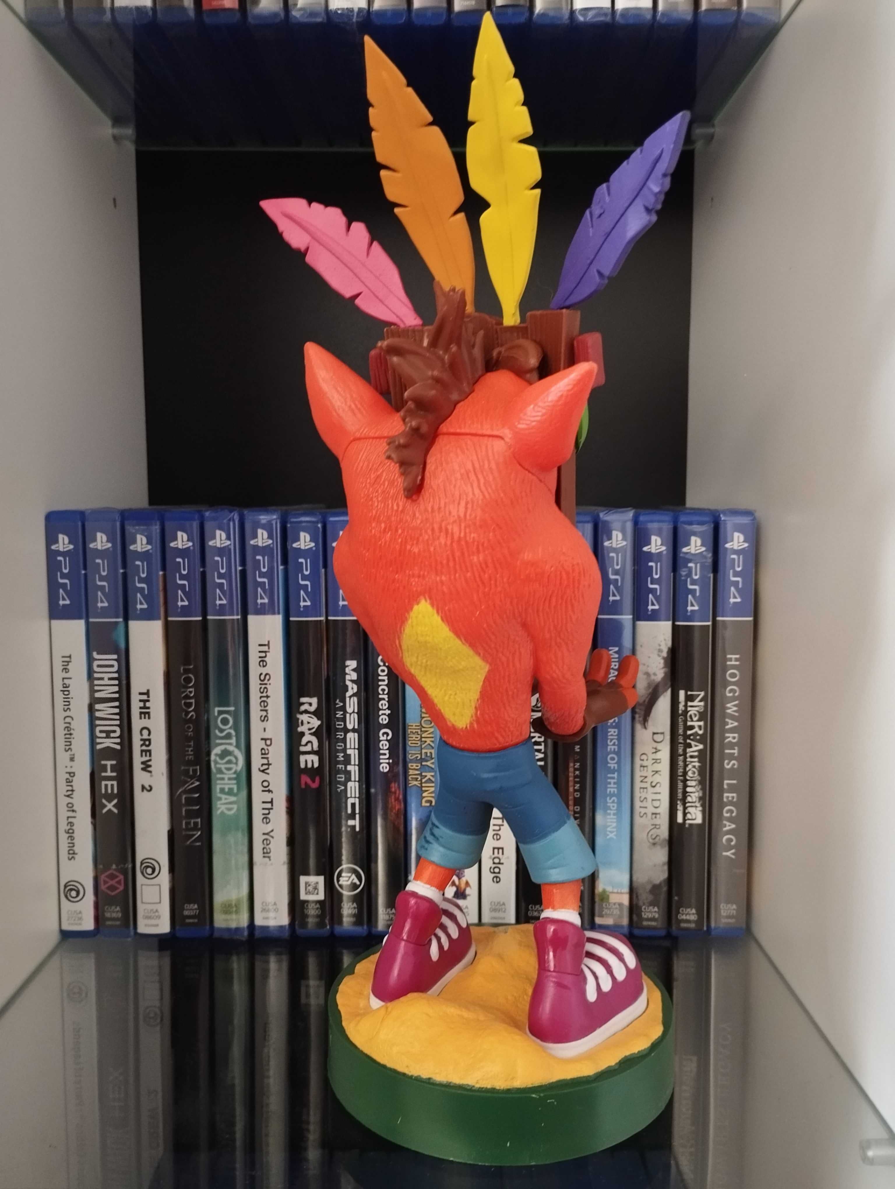 Stojak Podstawka Na Pada PS4/PS5 Playstation Crash Aku Aku