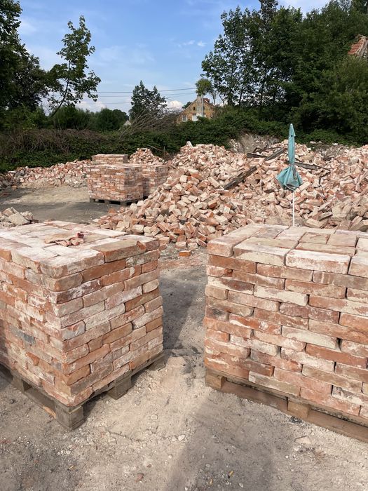 Cegla rozbiórkowa, 30cm, stara, cegły z robiórki, poniemiecka, lico