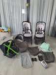 Wózek x-lander xcite + isofix+ drugi wózek +GRATISY!