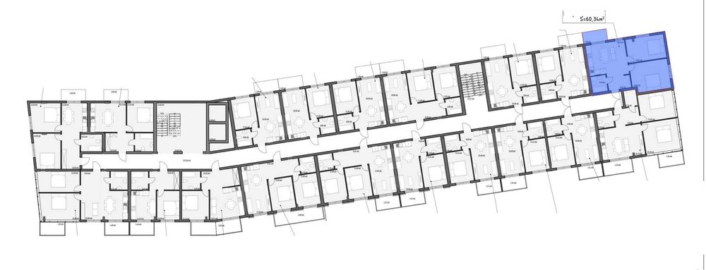 Продаж 2 кімнатна 61 мкв  Винники  3 поверх