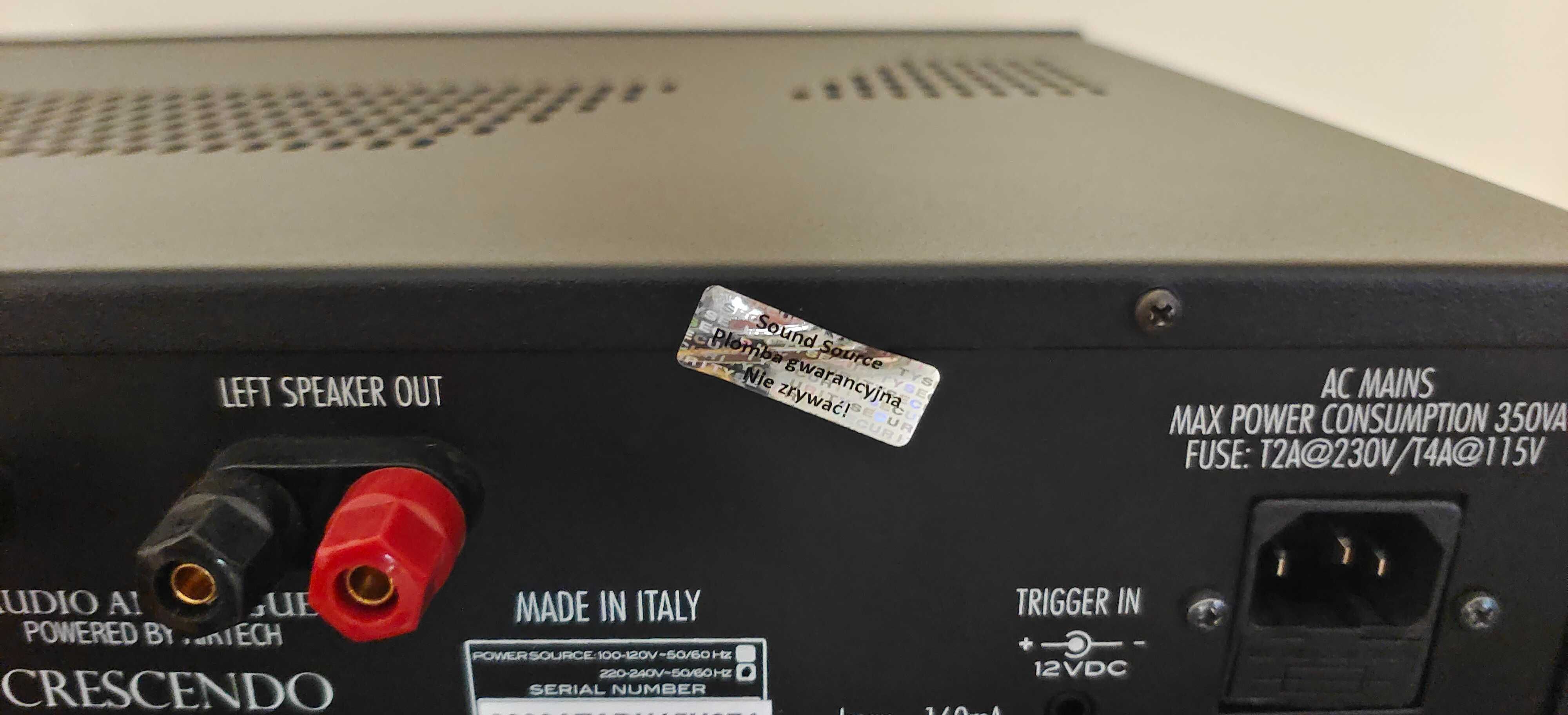 Audio Analogue Crescendo na gwarancji