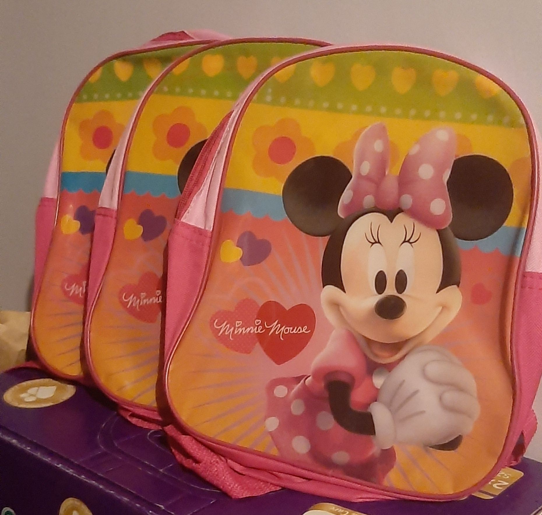 Plecaczek do żłobka lub przedszkola z Minnie Mouse nowy