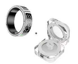Розумна каблучка (смарт кольцо) Smart ring із зарядним боксом