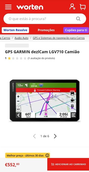 GPS Pesados Pouco Usado