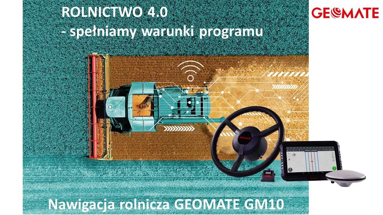 GEOMATE nawigacja rolnicza RTK 2,5cm GPS NAVI kierownica elektryczna