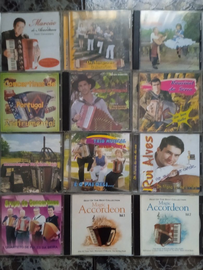 60 CDs originais música popular 3 euros cada