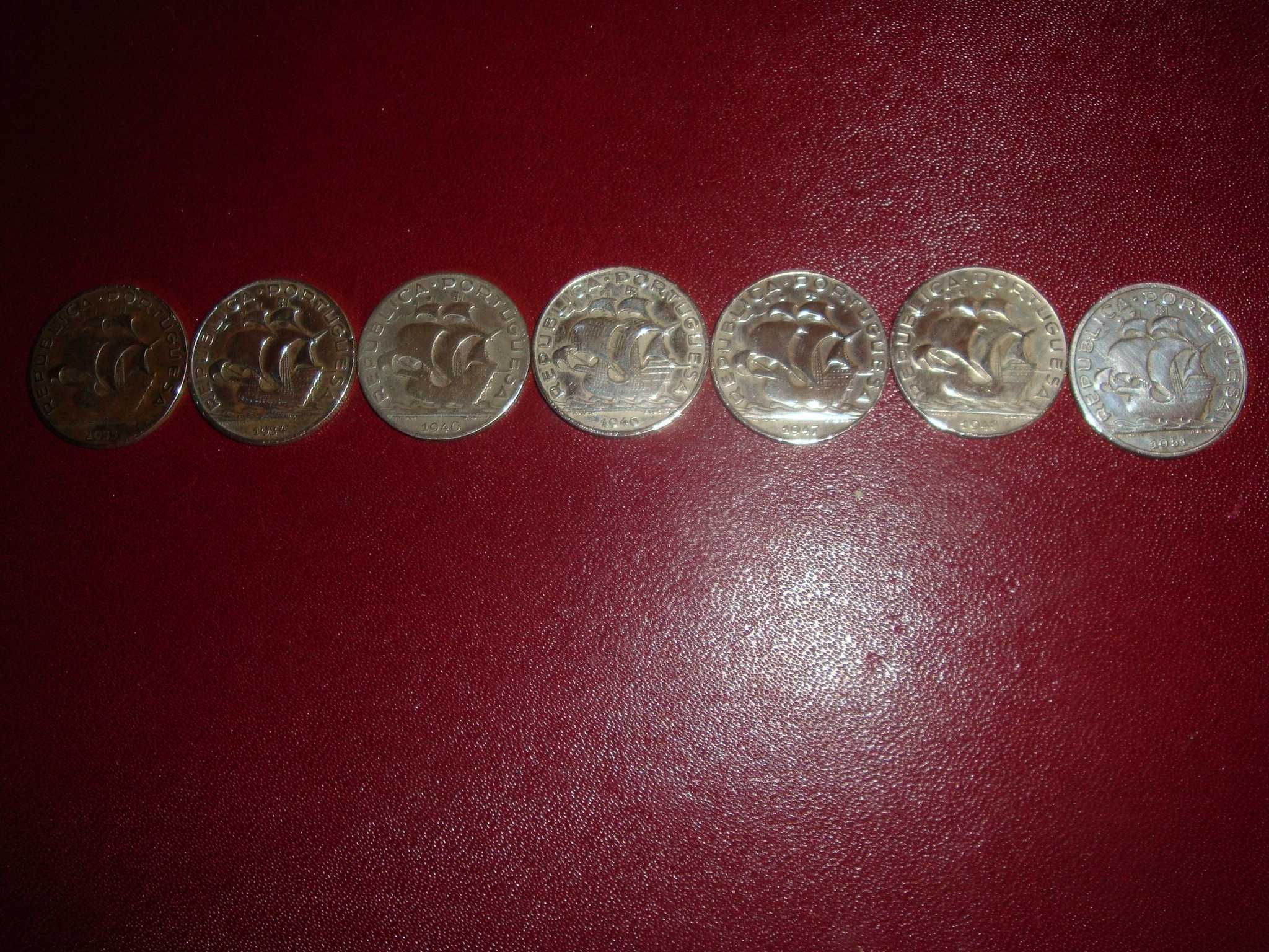 moedas de 5 escudos republica portuguesa