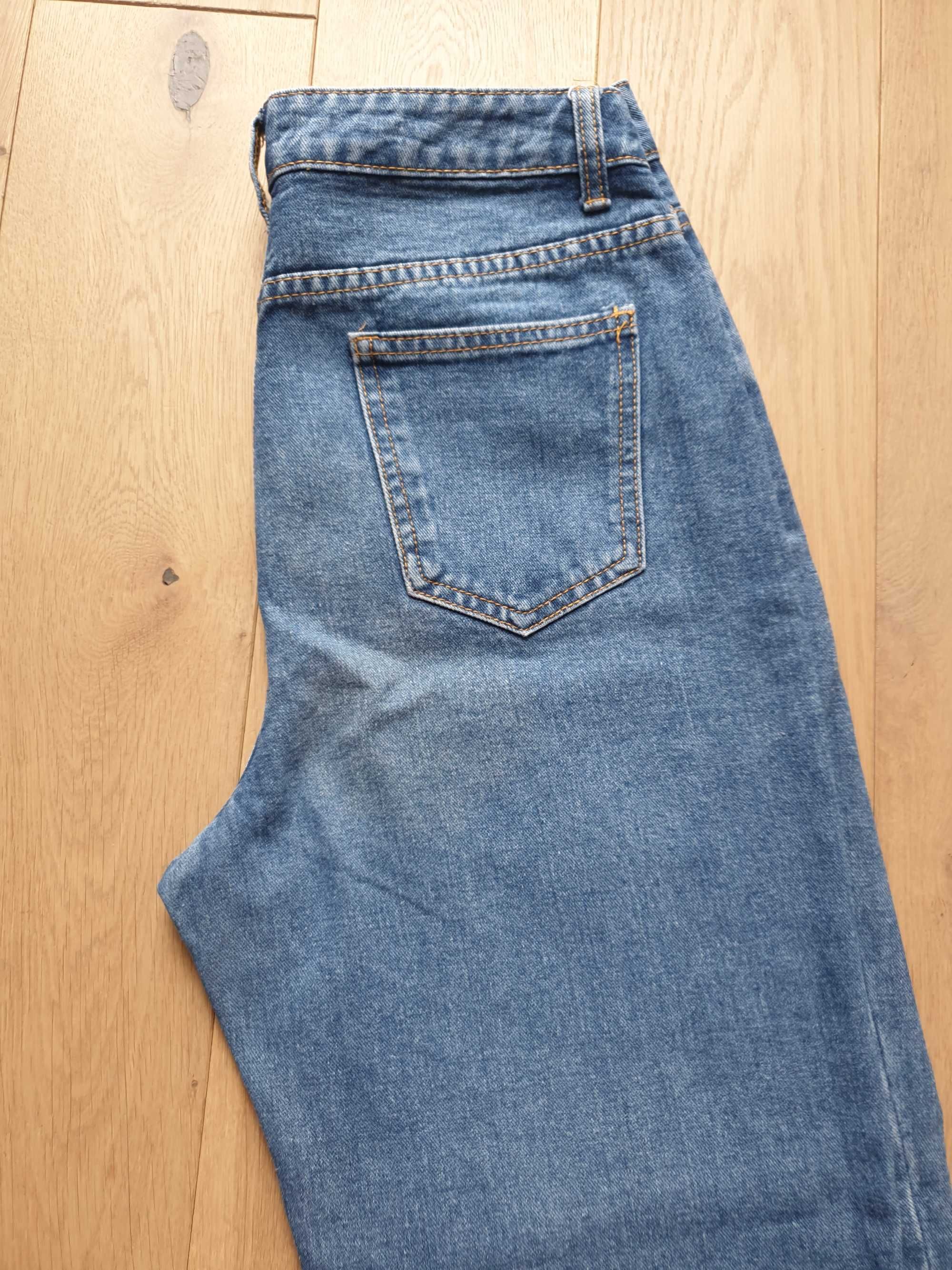 Niebieskie jeansy rozmiar 36, 85% bawełna