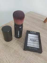 Pincel Mac + pestanas NYX