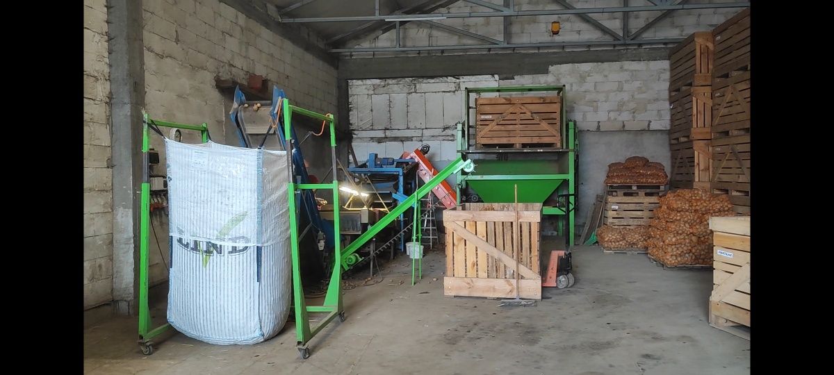 Stojak  uchwyt kosz do bigbag worków big bag taśmociąg sortownik