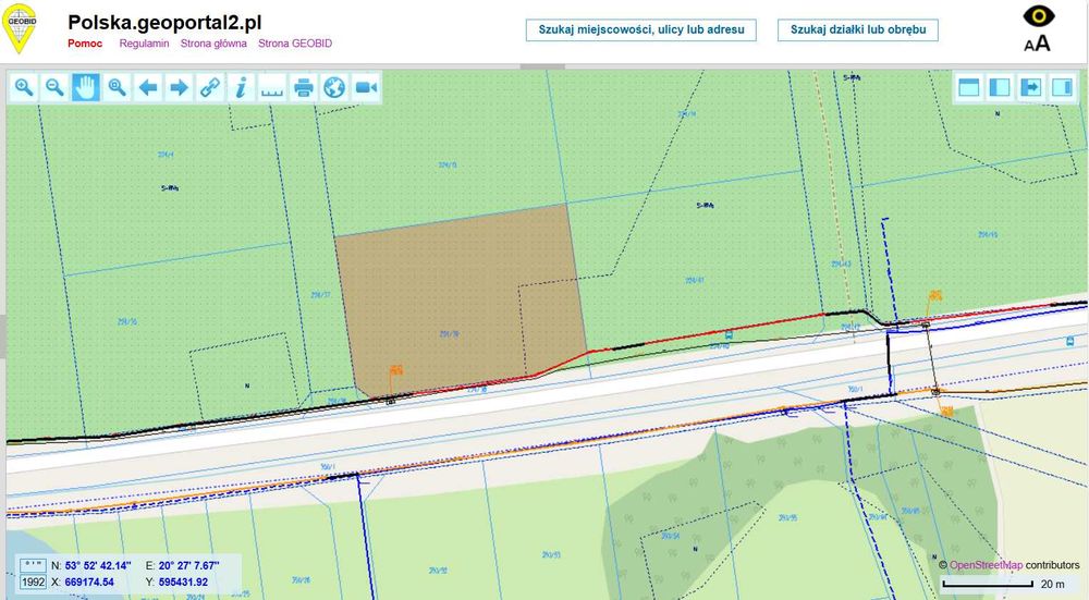Atrakcyjna działka budowlana 1950m w Spręcowie