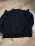 Bluza sweterek z bufkami koronka care label
