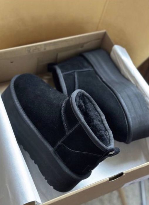 Ugg ultta mini platform чорні 100% оригінал