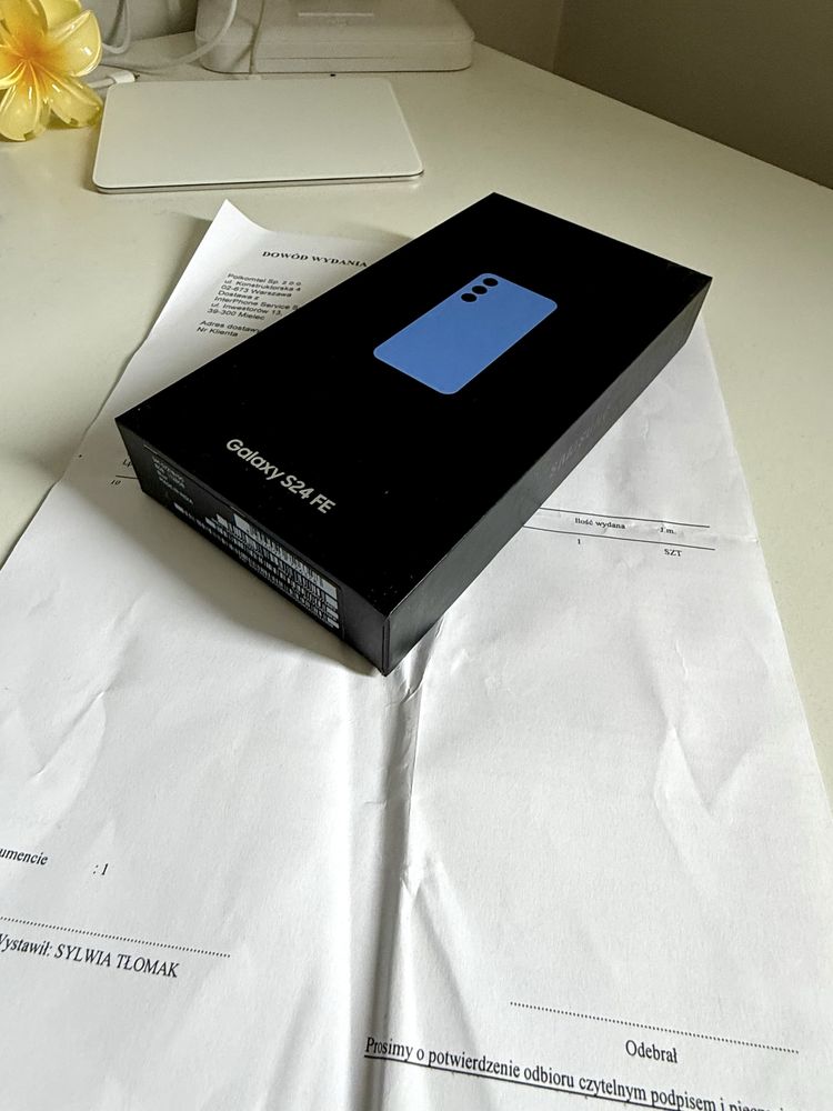 Samsung Galaxy S24 FE 128gb Blue Nowy Zaplombowany Gwarancja