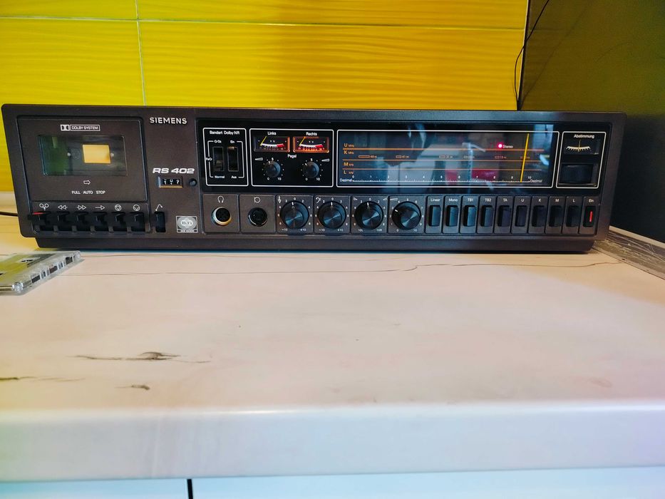 Siemens RS 402 Amplituner z magnetofonem -sprawne.