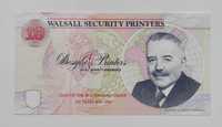 Banknot testowy Walsall Security Printers 10 Unist UNC