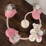 Lampa sufitowa Honey różowa