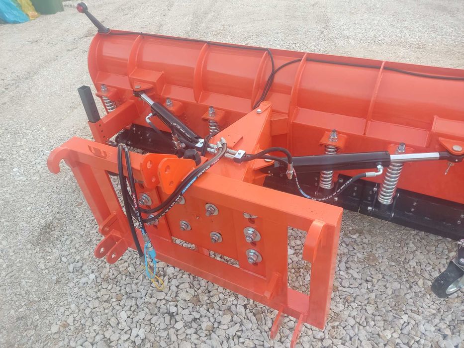HIT SEZONU ZIMOWEGO pług do śniegu prosty komunalny METAL-TECHNIK