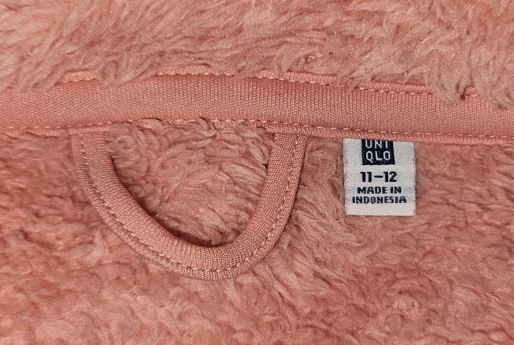 Тепла кофта з шерпи Uniqlo на дівчинку