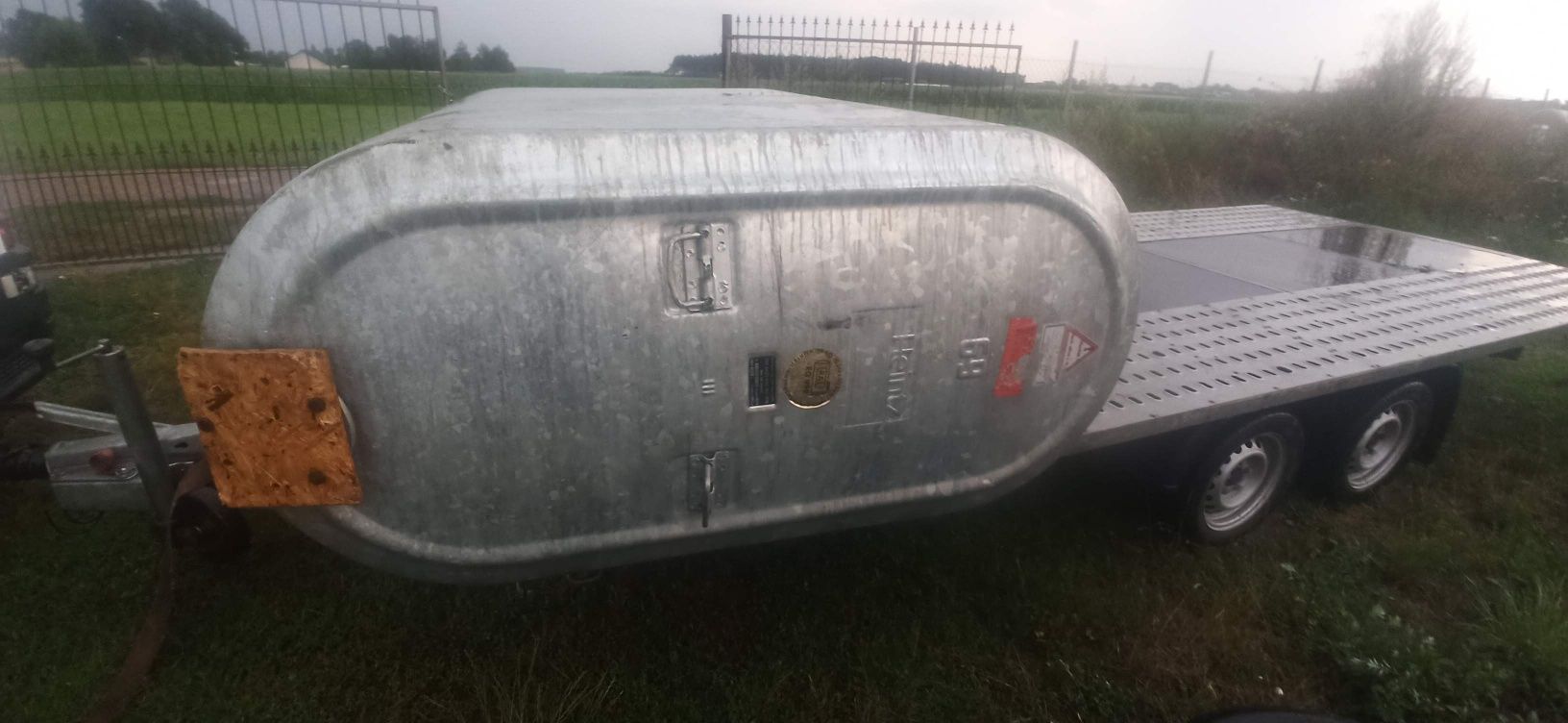 Zbiornik 1500litrów na wodę do wody olej bufor baniak ocynk metalowy