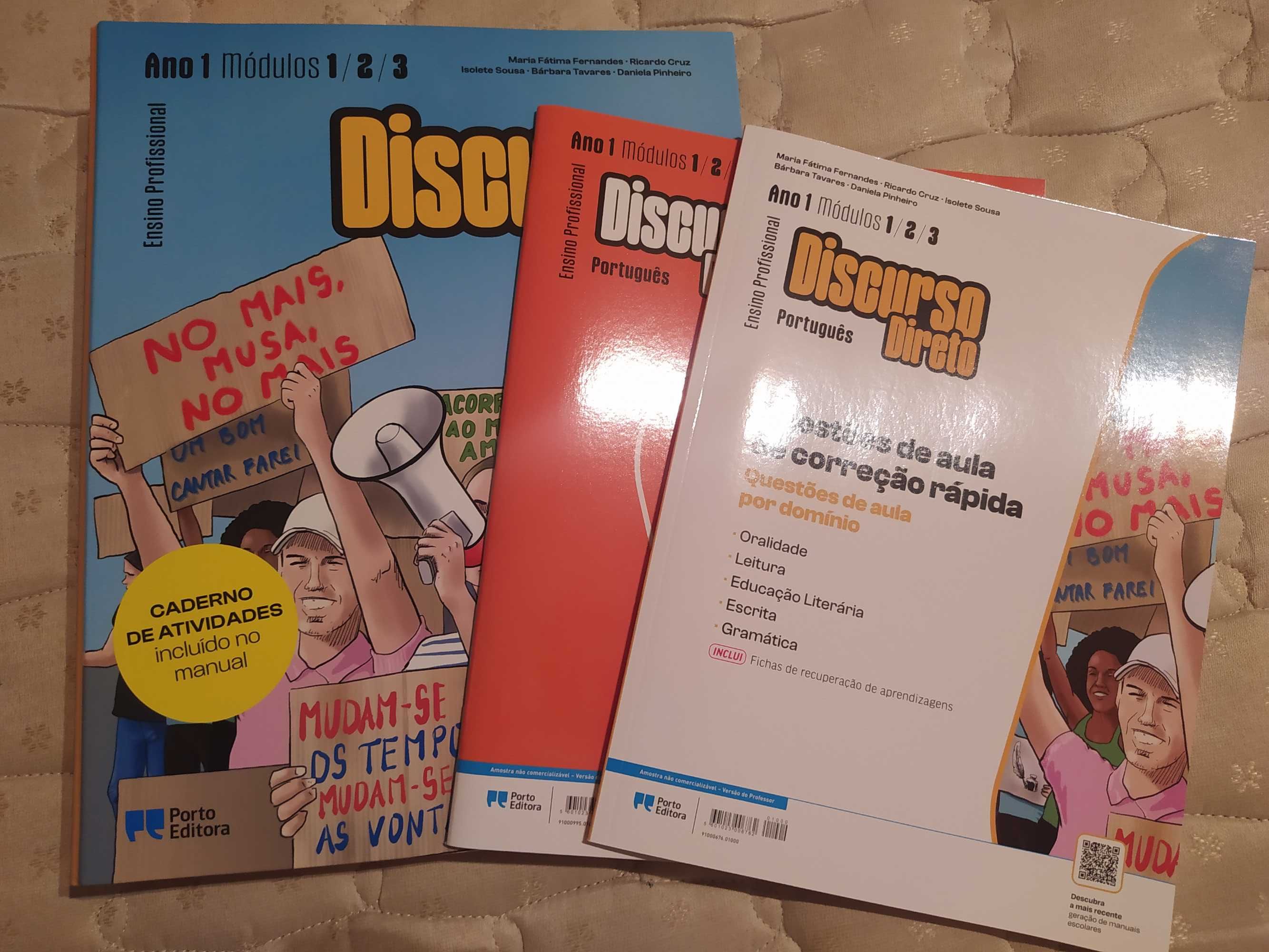 *Dossiê pedagógico do manual Discurso direto módulos 1,2,3