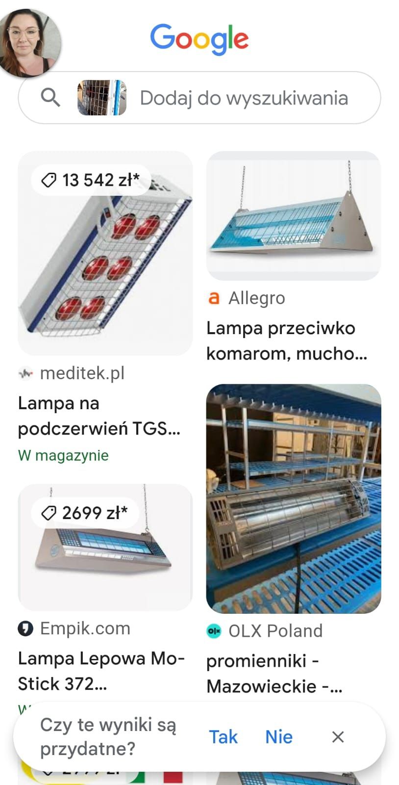 Lampa na podczerwien.. Medizintechnik.
