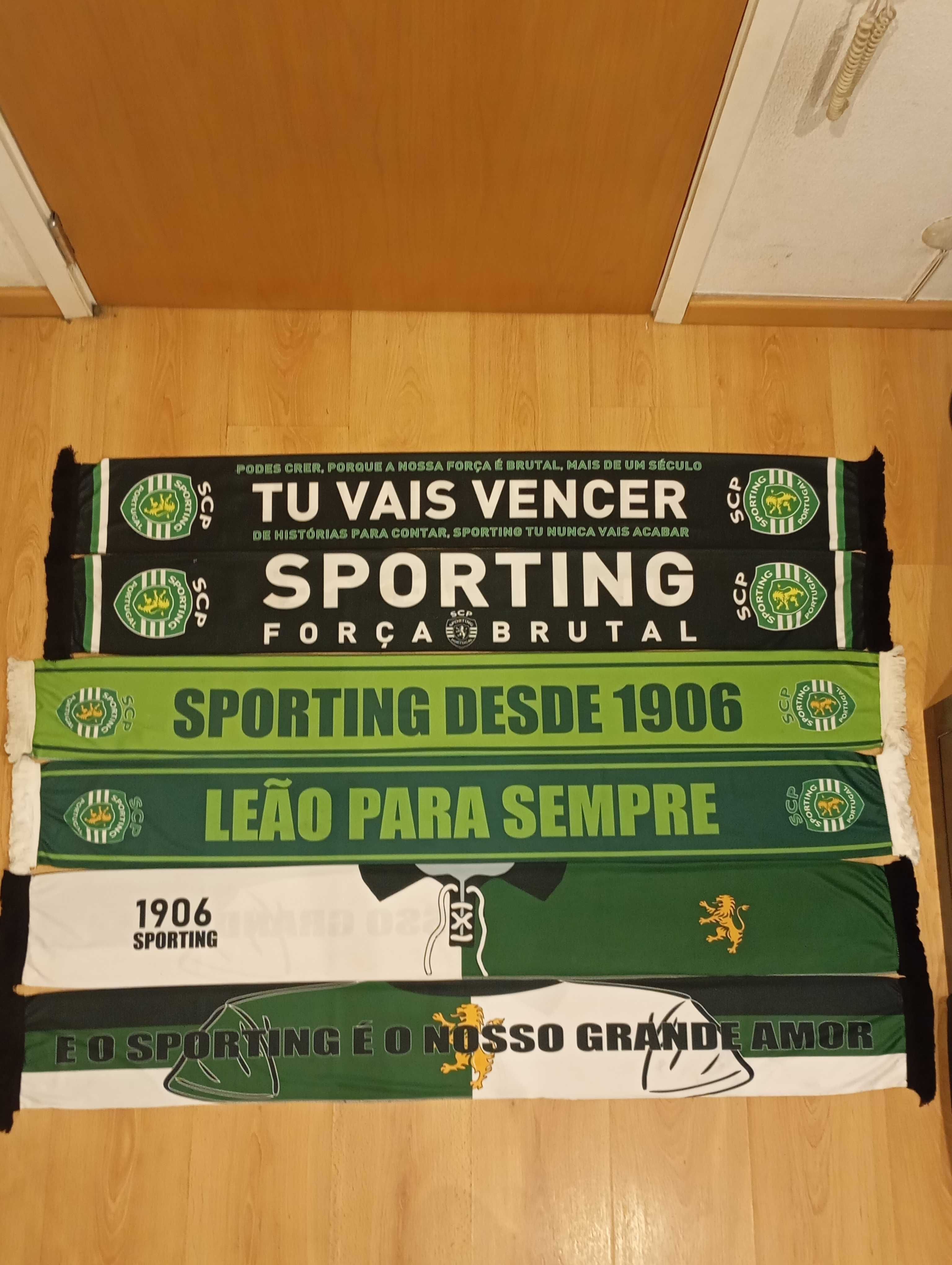 Sporting Clube Portugal cachecol novo oficial futebol cetim/seda top