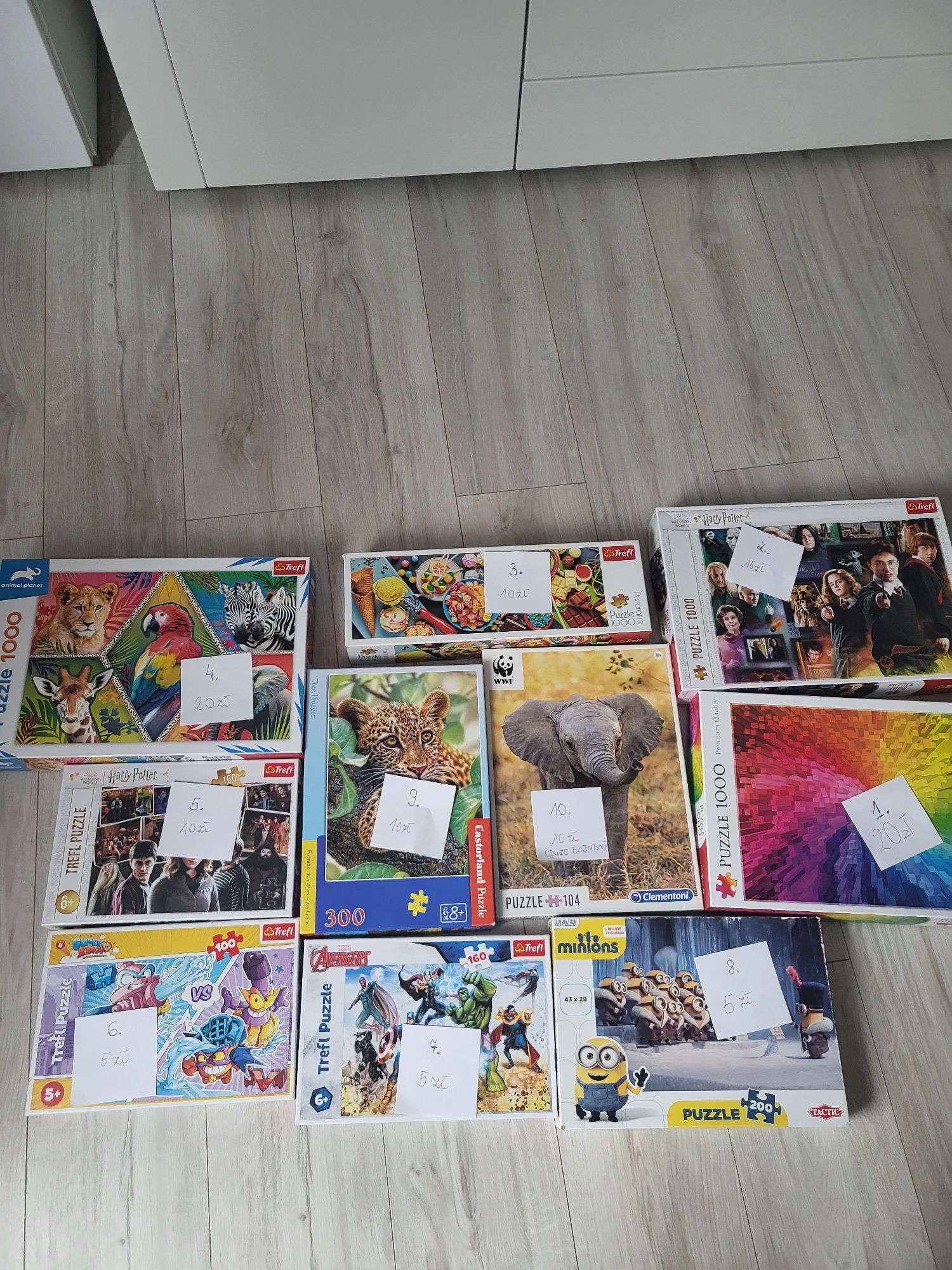 Puzzle( przeliczone, wszystkie elementy)