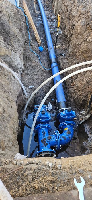 Przyłacza wod-kan  wodociagi montaż szamb kanalizacja wewnetrzna