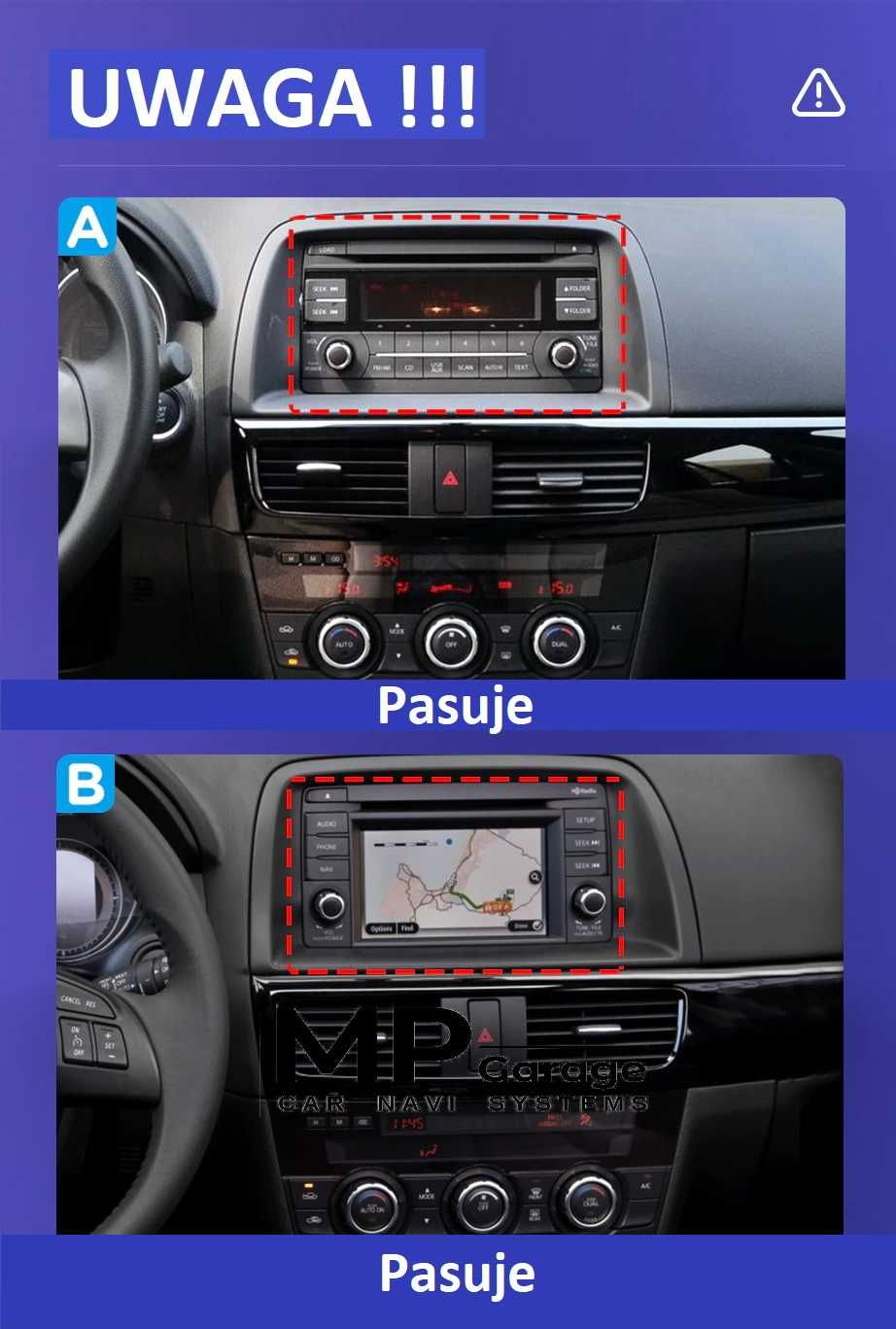 Radio Nawigacja Mazda CX-5 Android 11 CarPlay/AndroidAuto 4G Qled