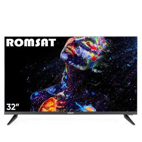 LED телевізор Romsat 32 дюйми, Smart TV з Т2-тюнером.