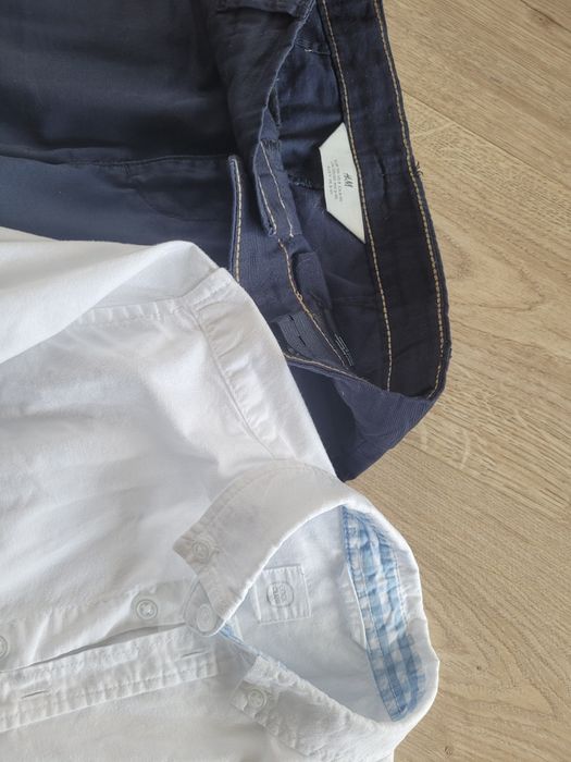 Koszula cool club Smyk + spodnie HM  134