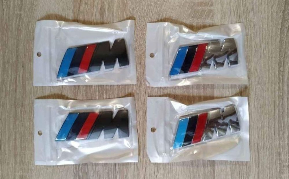 Símbolos BMW Pack M Laterais Mala 45mm 55mm 82mm